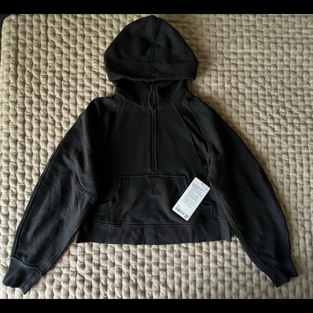 Lululemon SCUBA OVERSIZED HALF-ZIP BLK